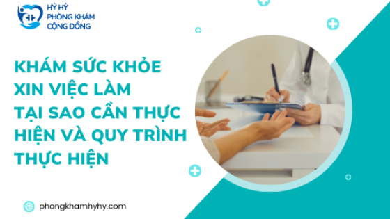 KHÁM SỨC KHỎE XIN VIỆC LÀM