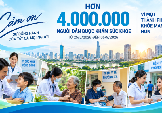 TP.Hồ Chí Minh: Đã có hơn 4 triệu người dân khám sức khỏe, lập hồ sơ sức khoẻ điện tử