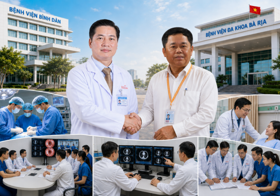 Sở Y tế TP.HCM: Bệnh viện Bình Dân đồng hành cùng Bệnh viện Đa khoa Bà Rịa