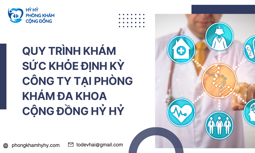 Quy Trình Khám Sức Khỏe Định Kỳ Công Ty Tại PHÒNG KHÁM ĐA KHOA CỘNG ĐỒNG HỶ HỶ