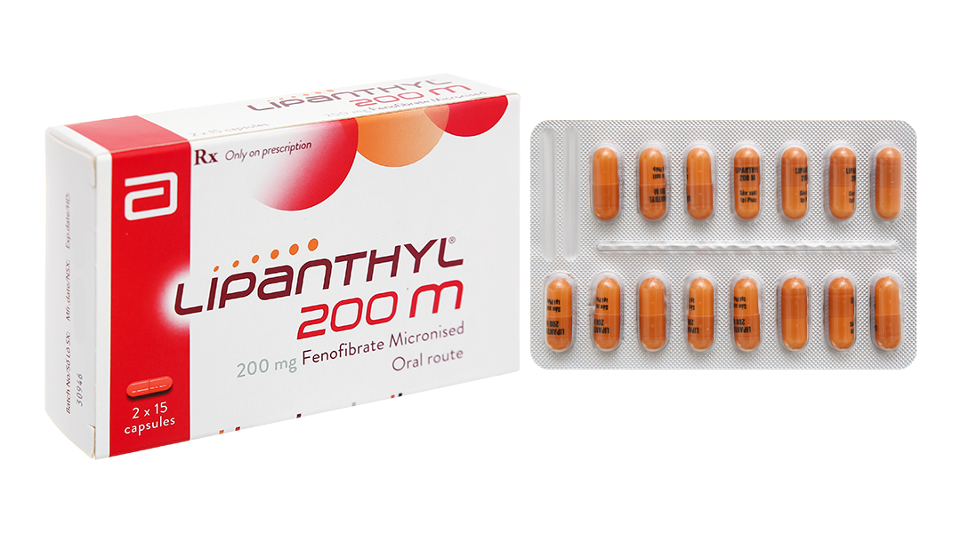 Thuốc Lipanthyl nhóm Fibrat